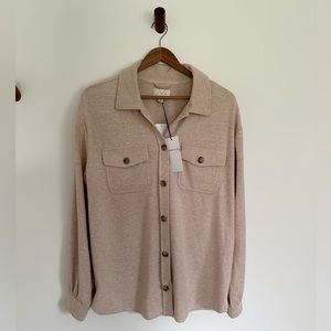 Thread & Supply NWT Lightweight Shacket Button Shirt
